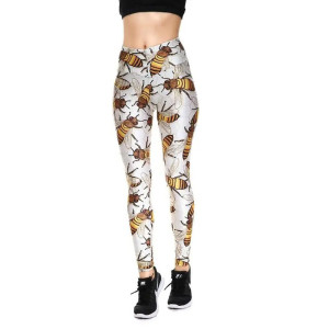 Legging Abeille Butineuse Élégant – Style Mignon & Confortable