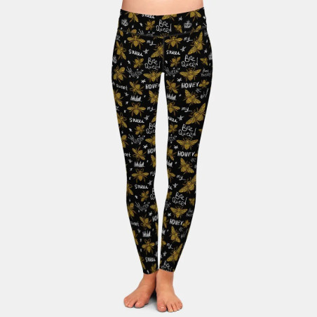 Legging Abeilles "Bee Queen et Douceur Mielleuse"