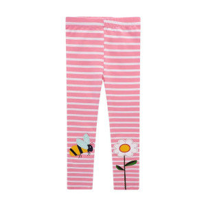 Legging Abeille Douceur Rose pour jeune fille