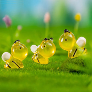 Glow-in-the-Dark Resin Bees (20 Pcs) | Cute DIY Decor Gift