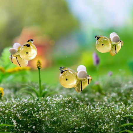 Glow-in-the-Dark Resin Bees (20 Pcs) | Cute DIY Decor Gift