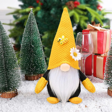 'Flowering Garden' Bee Gnome | Cute Spring & Nature Decor