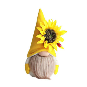 Pareja de Gnomos Abeja Girasol | Decoración Original Primavera