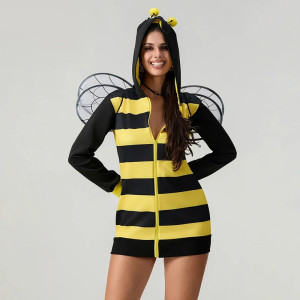 Costume Abeille Féérique avec Ailes et Antennes pour femme