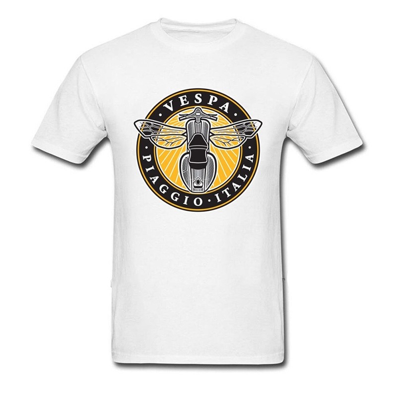 Tshirt Vespa homme vintage Blanc