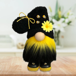 Gnome Abeille en Peluche | Idée Cadeau Déco Nature & Jardin