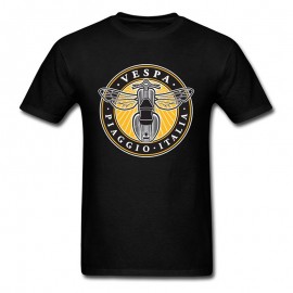 Tshirt Vespa homme vintage Noir