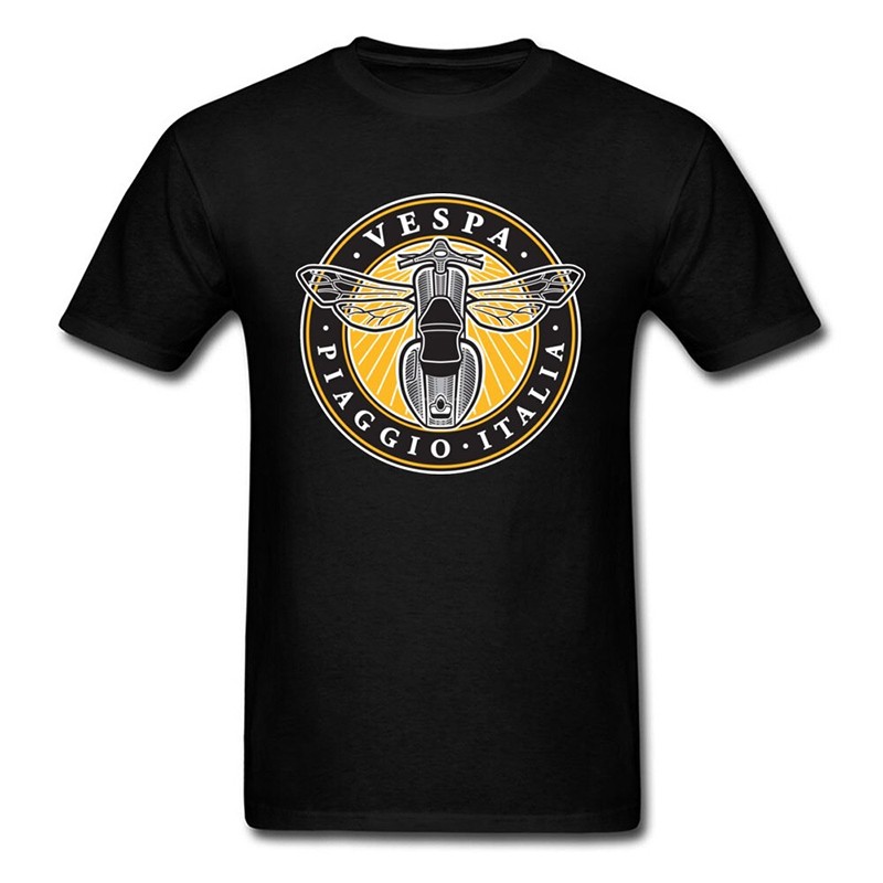 Tshirt Vespa homme vintage Noir