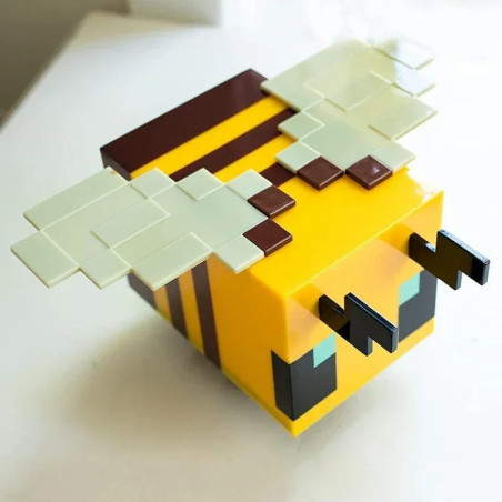 Peluche cubique peluche abeille geek Minecraft Minecraft !
