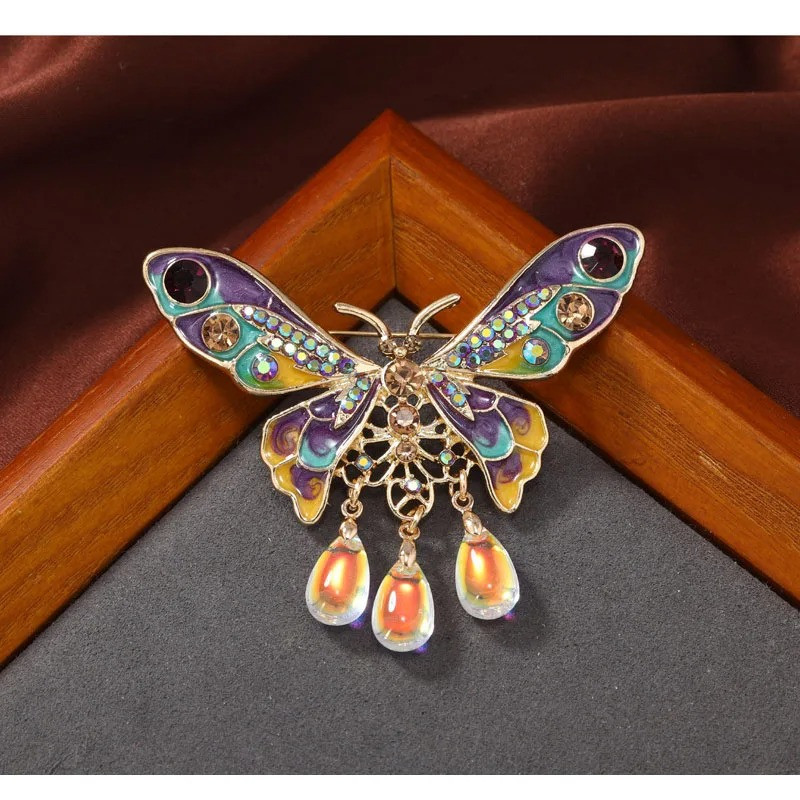Magnifiques Grandes Broches Papillon - 2 couleurs au choix !