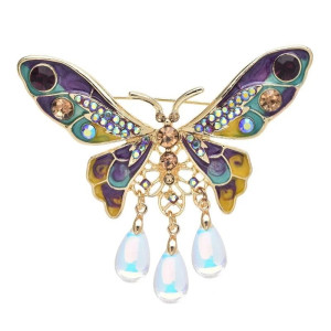 Large Butterfly Brooch Pin | Elegant Jewelry Gift for Women