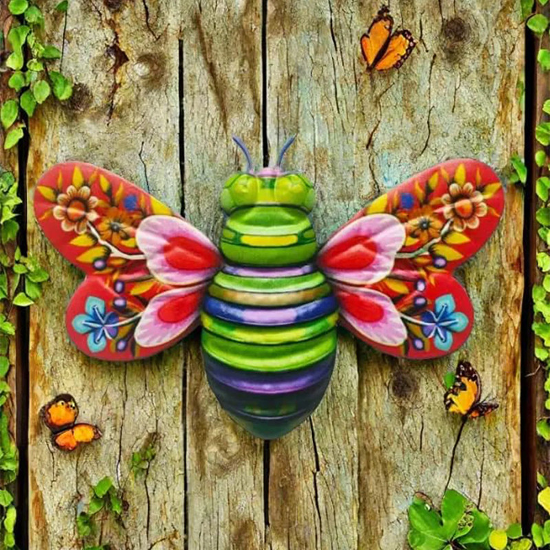 Colorful 3D Metal Butterfly Wall Art | Unique Handmade Decor
