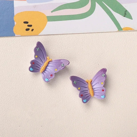 Figurine Papillion en résine : lot de 10 pièces