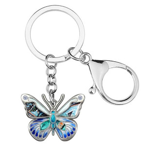 Cute Butterfly Enamel Keychain - Unique Gift | 7 Colors