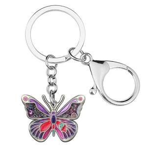 Cute Butterfly Enamel Keychain - Unique Gift | 7 Colors