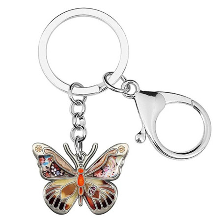 Cute Butterfly Enamel Keychain - Unique Gift | 7 Colors