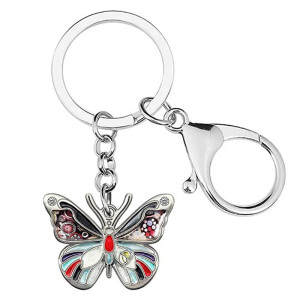 Porte-clés Papillon Coloré en Émail - Choisissez parmi 7 Couleurs !