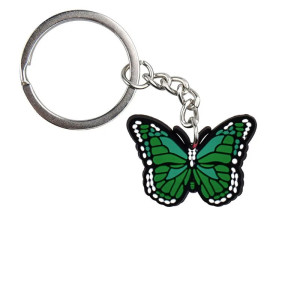 Porte-clés Papillon en PVC Coloré - Idéal pour Sacs et Trousseaux ! 🦋