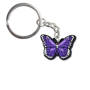 Cute Butterfly Keychain | Colorful Soft PVC Bag Charm Gift 🦋