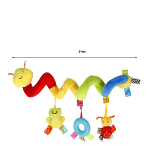Musical Bee Activity Spiral | Cute Baby Stroller & Crib Toy