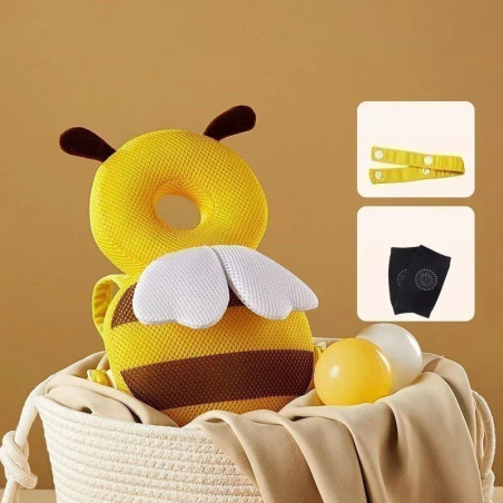 Détails Coussin Abeille Antichute et Protection de la tête pour bébé