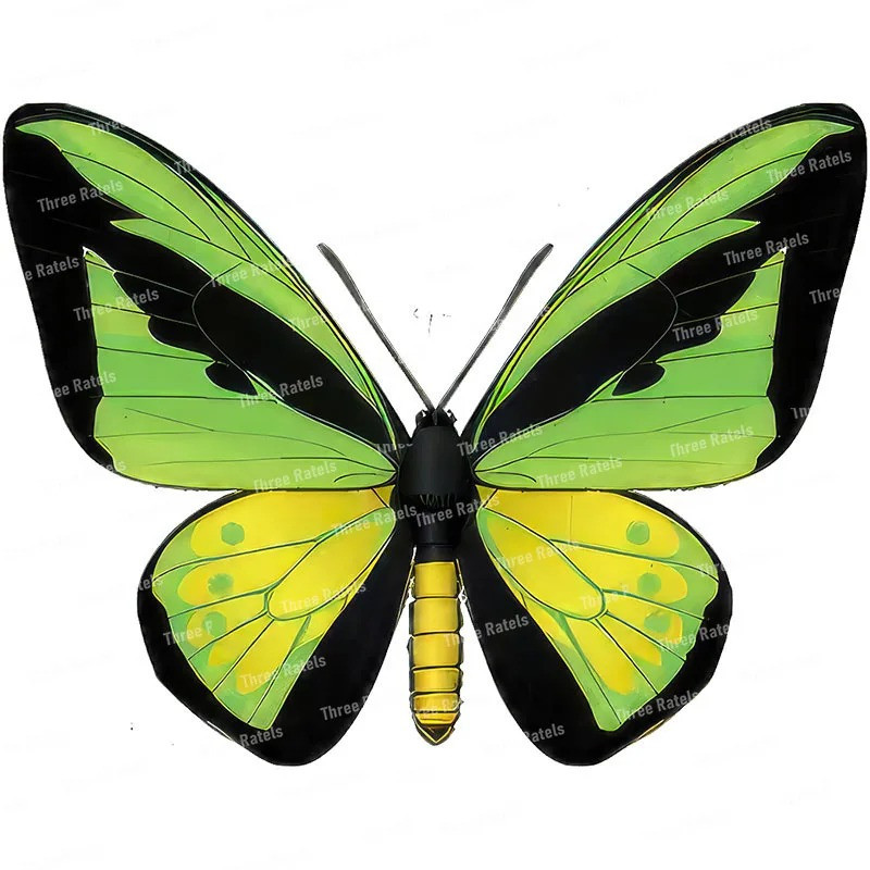Green & Black Butterfly Vinyl Sticker | Cute Laptop & Car Decal