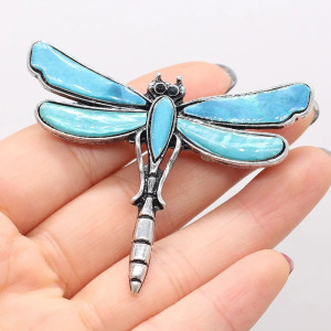 Colorful Mosaic Dragonfly Earrings | Unique Insect Jewelry Gift