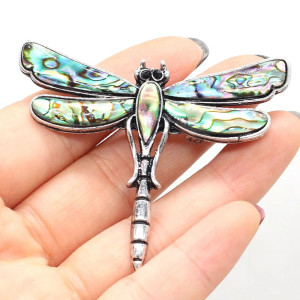 Colorful Mosaic Dragonfly Earrings | Unique Insect Jewelry Gift