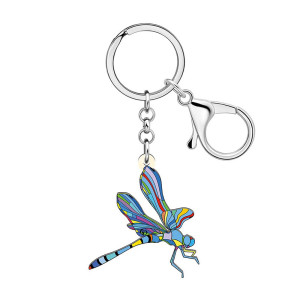 Enamel Dragonfly Keychain | 6 Colors | Cute Gift | 1001bees