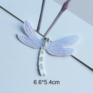 Cute Dragonfly Embroidered Iron-On Patch | Gift Idea | 1001bees