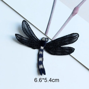 Cute Dragonfly Embroidered Iron-On Patch | Gift Idea | 1001bees