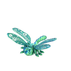 Décoration Figurines Libéllules en 3D - Lot de 10 pièces !