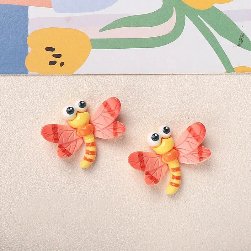 Adorables Figurines Libellules en Résine - Lot de 10