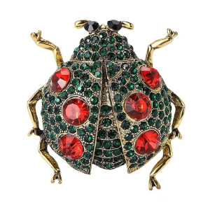 Broche Coccinelle Éclatante - Bijou Unique pour Amoureux des Insectes