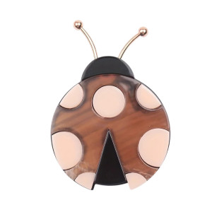 Broche Coccinelle Élégance Pastel | Bijou Cadeau Original