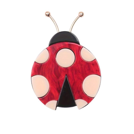Broche Mariquita Elegancia Pastel - Accesorio Chic en 3 Colores