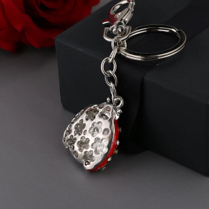 Cute Ladybug Keychain with Crystals | Unique Gift for Women