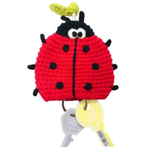 Porte-clés Coccinelle au Crochet Fait Main - Idée Cadeau Originale