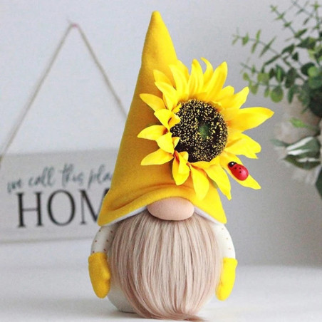 Cute Bee & Ladybug Gnome | Handmade Spring Decor Gift