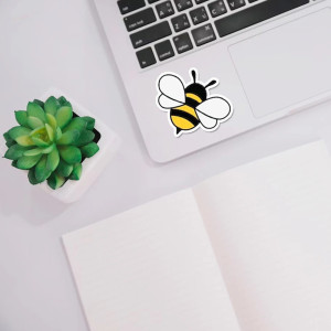 Autocollant abeille mignonnes - Lot de 10, 30 ou 50 pièces au choix