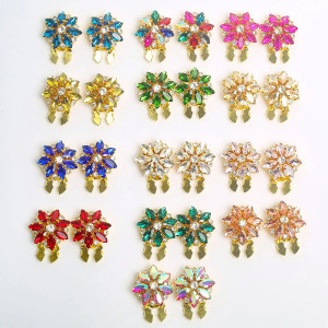 Cache-Bouton "Fleur Royale" - 13 couleurs au choix - Lot de 2 pièces !