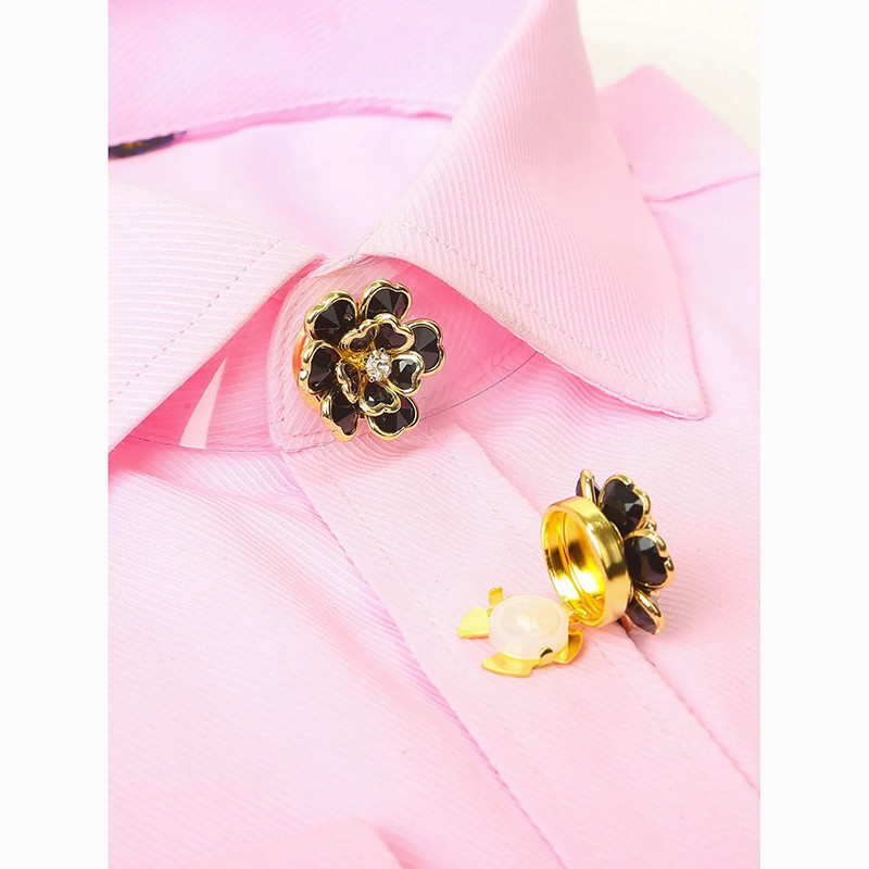 Knopf-Cover "Funkelnde Blüte" | Eleganter Knopfschmuck