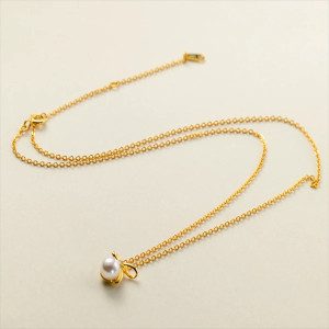 Collier Abeille Perle Élégant en Argent 925 | Cadeau Femme