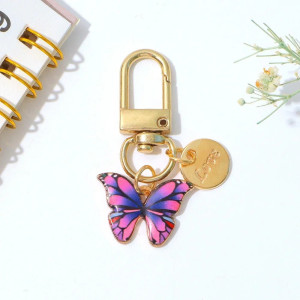 Porte-clés Papillon en Émail | Cadeau Original Femme | 1001abeilles