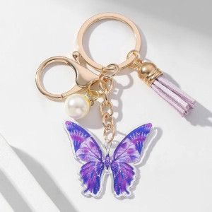 Porte-clés Papillon Mignon | Cadeau Unique Femme | 1001Abeilles