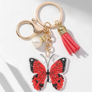 Porte-clés Papillon Mignon | Cadeau Unique Femme | 1001Abeilles