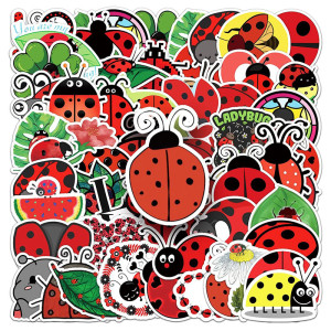 Cute Enchanted Ladybug Stickers | 10 or 50 Pcs Unique Pack