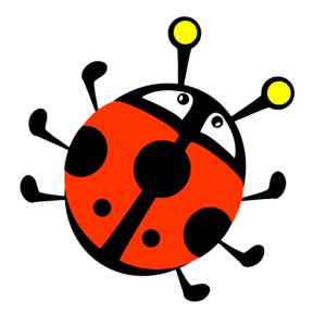 Funny Clumsy Ladybug Sticker | Cute & Unique Vinyl Decal