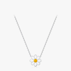 Collier Abeille & Fleur de Miel en Argent 925 | Bijou Nature