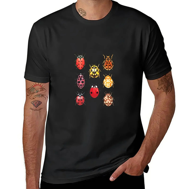 T-Shirt Homme Coccinelle | Collection Nature | 1001 Abeilles